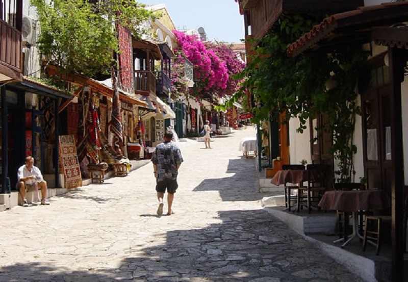 Cobbled Streets in Kaş Old Town